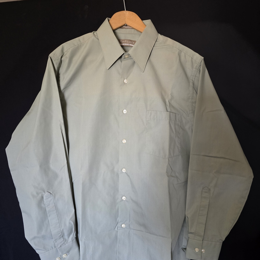 Van Heusen Sage Green Dress Shirt